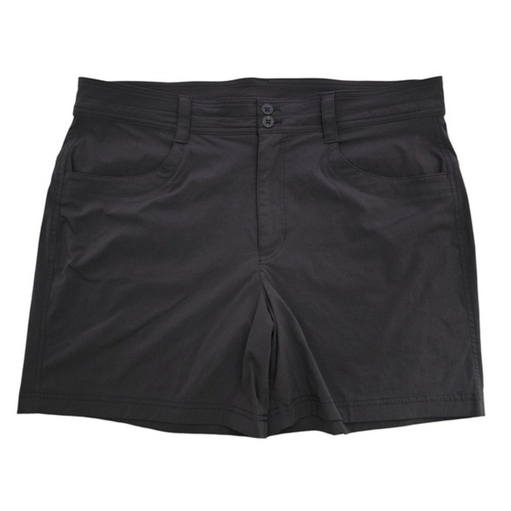 Eddie Bauer Women's Black Travex Performance Hiking Shorts Tall 16